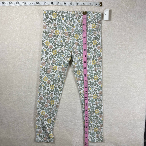 Three-Piece Girls Tahari Coat, Sleeveless Top, Leggings 3T Beige - Picture 12 of 13